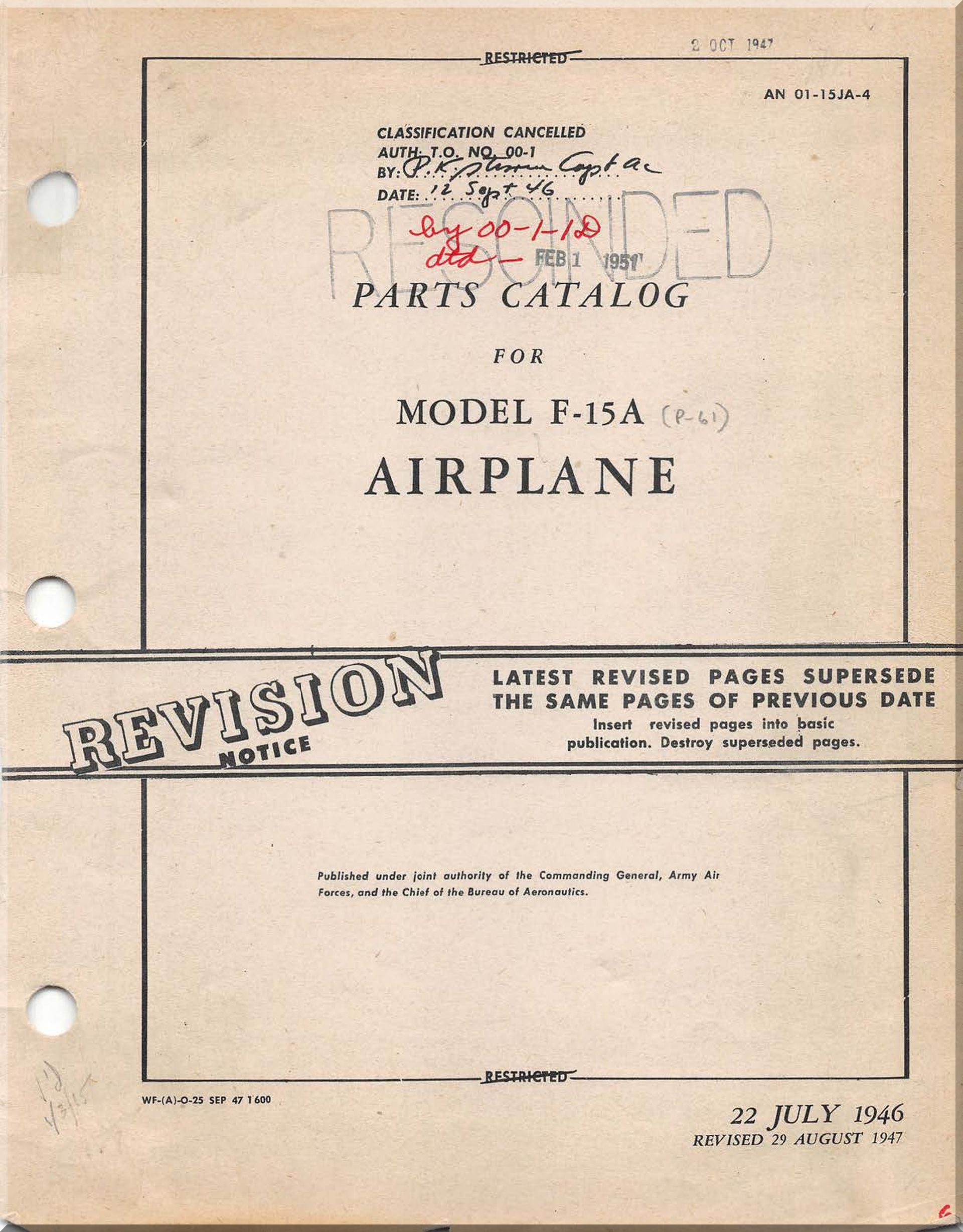 Northrop P-61 Black Widow Aircraft Manuals Collection - Digital Download