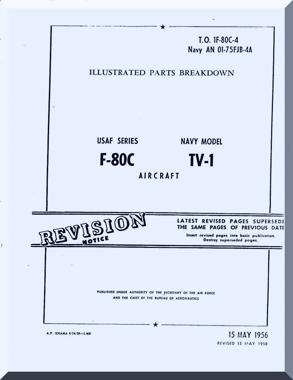 Lockheed P/F-80 Shooting Star Aircraft Manuals Collection - Digital Download