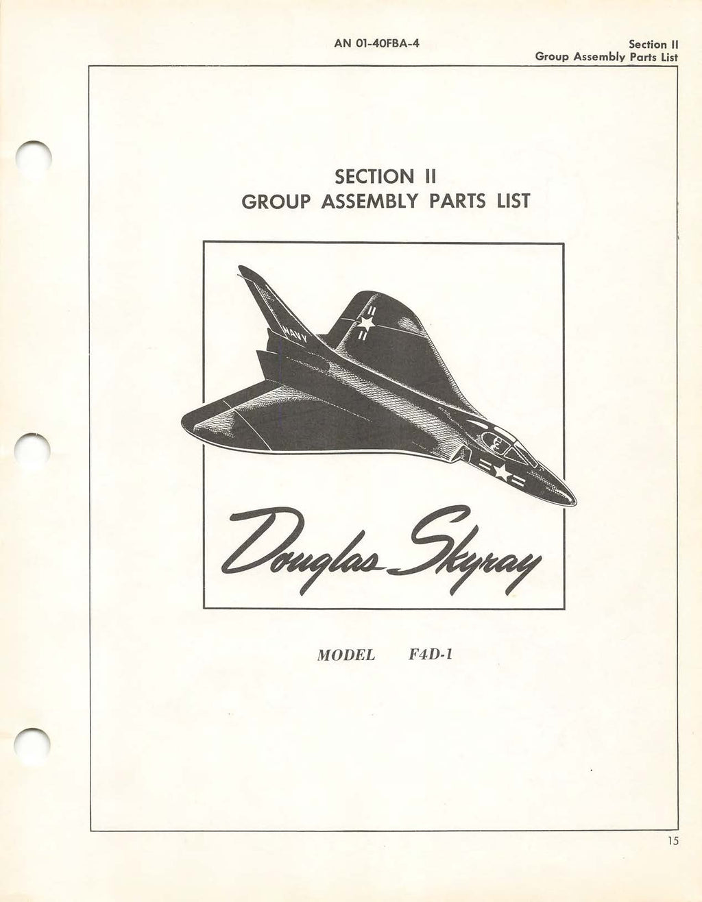 Douglas F4D Skyray Aircraft Manuals Collection - Digital Download