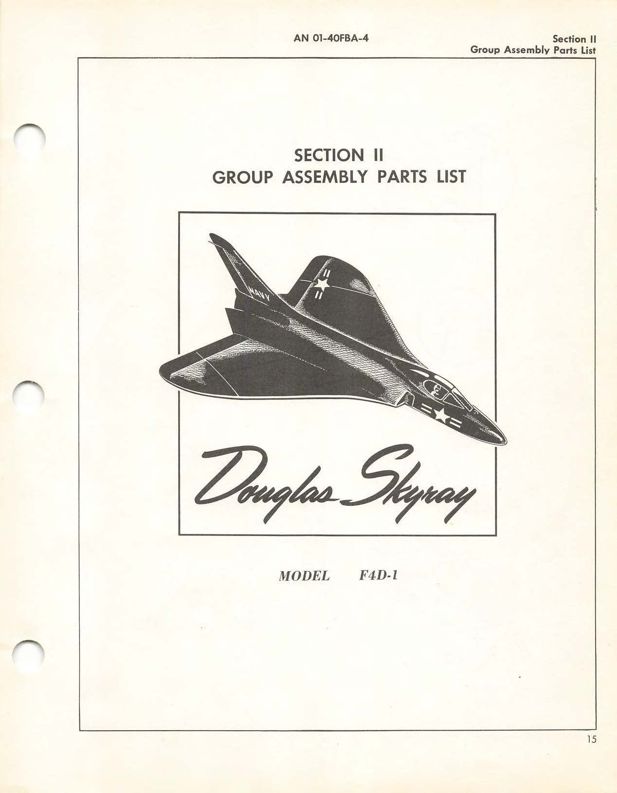 Douglas F4D Skyray Aircraft Manuals Collection - Digital Download