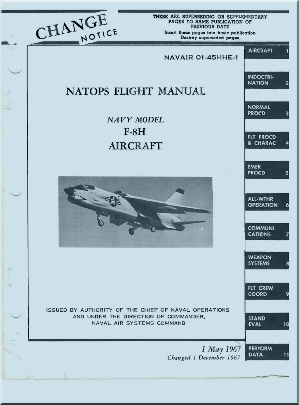Vought F8U / F8 Crusader Aircraft Manuals Collection - Digital Download