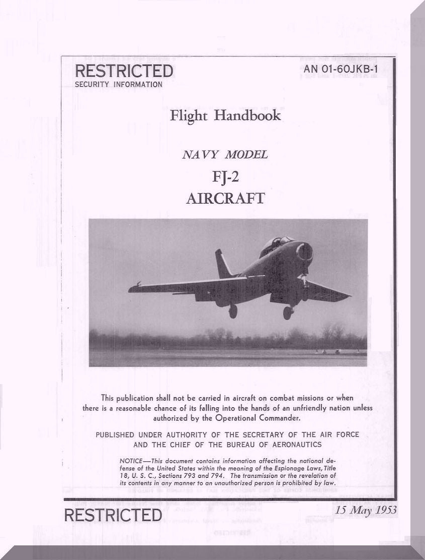 North American FJ Fury - Comprehensive Aircraft Manuals Collection