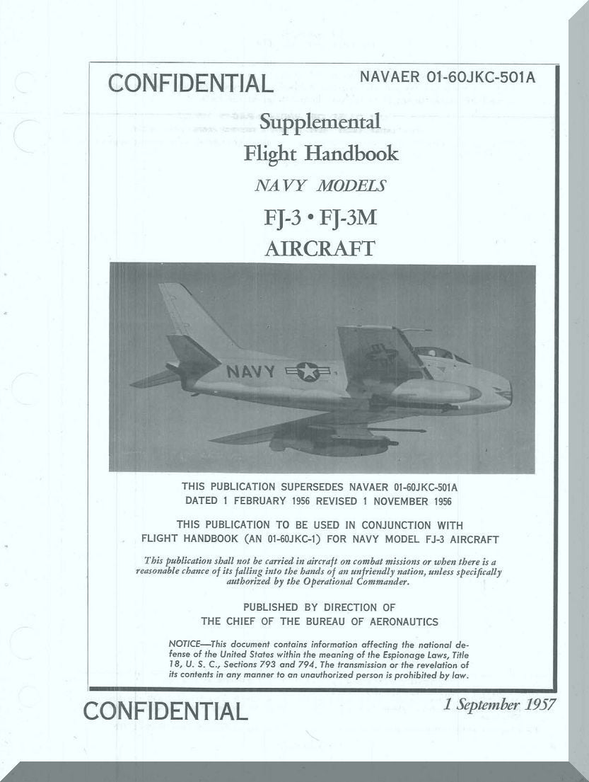 North American FJ Fury - Comprehensive Aircraft Manuals Collection