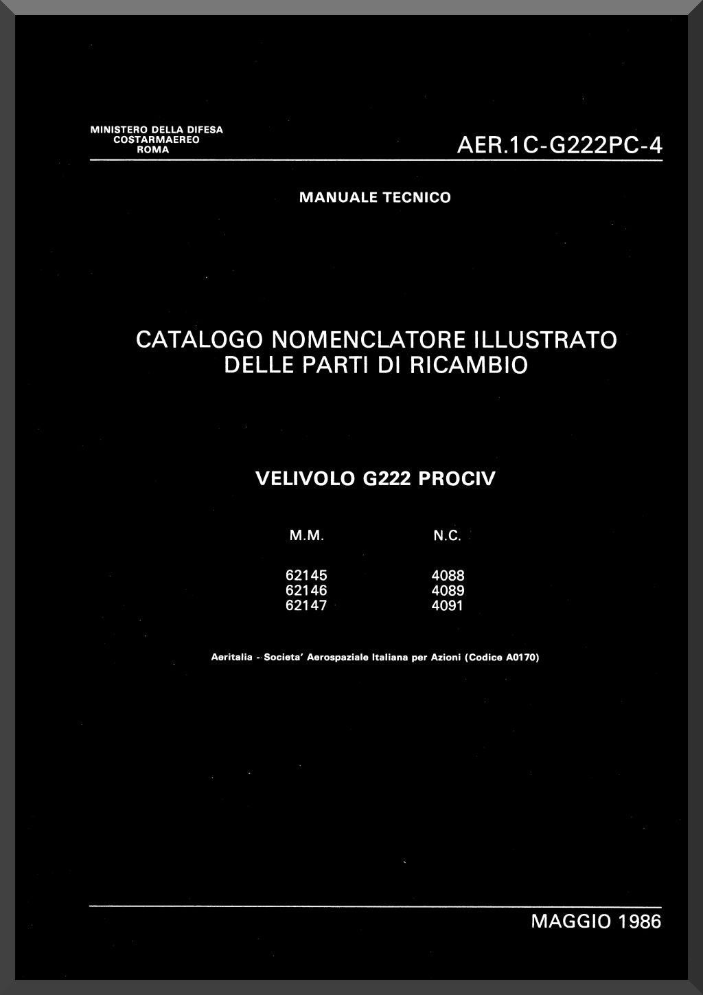 Aeritalia Fiat G.222 Aircraft Manuals Collection - Digital Download