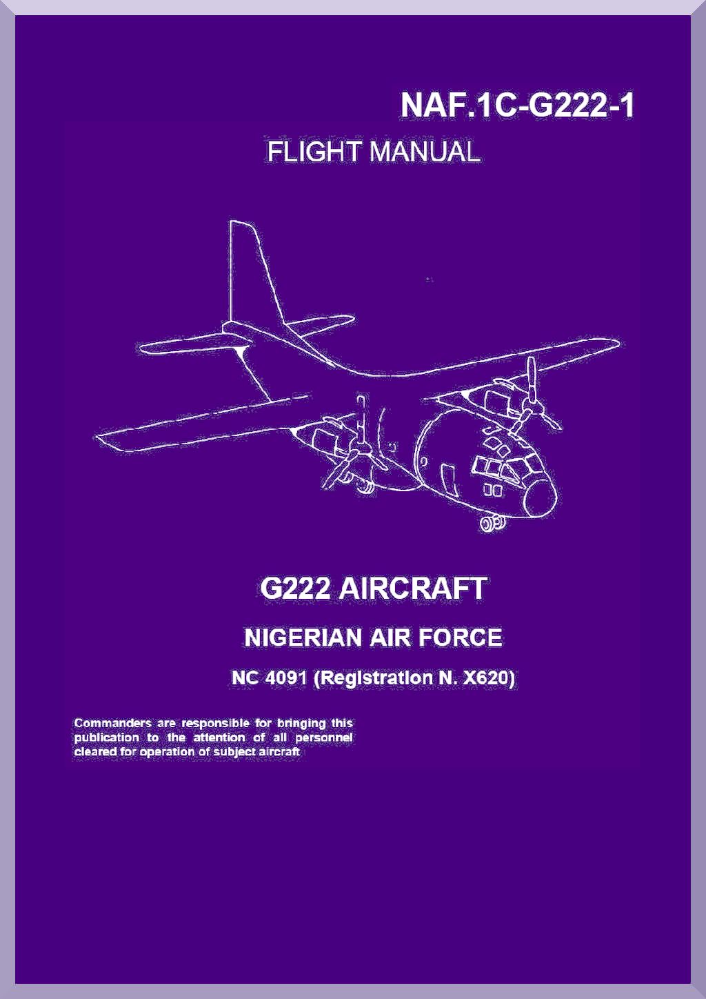 Aeritalia Fiat G.222 Aircraft Manuals Collection - Digital Download