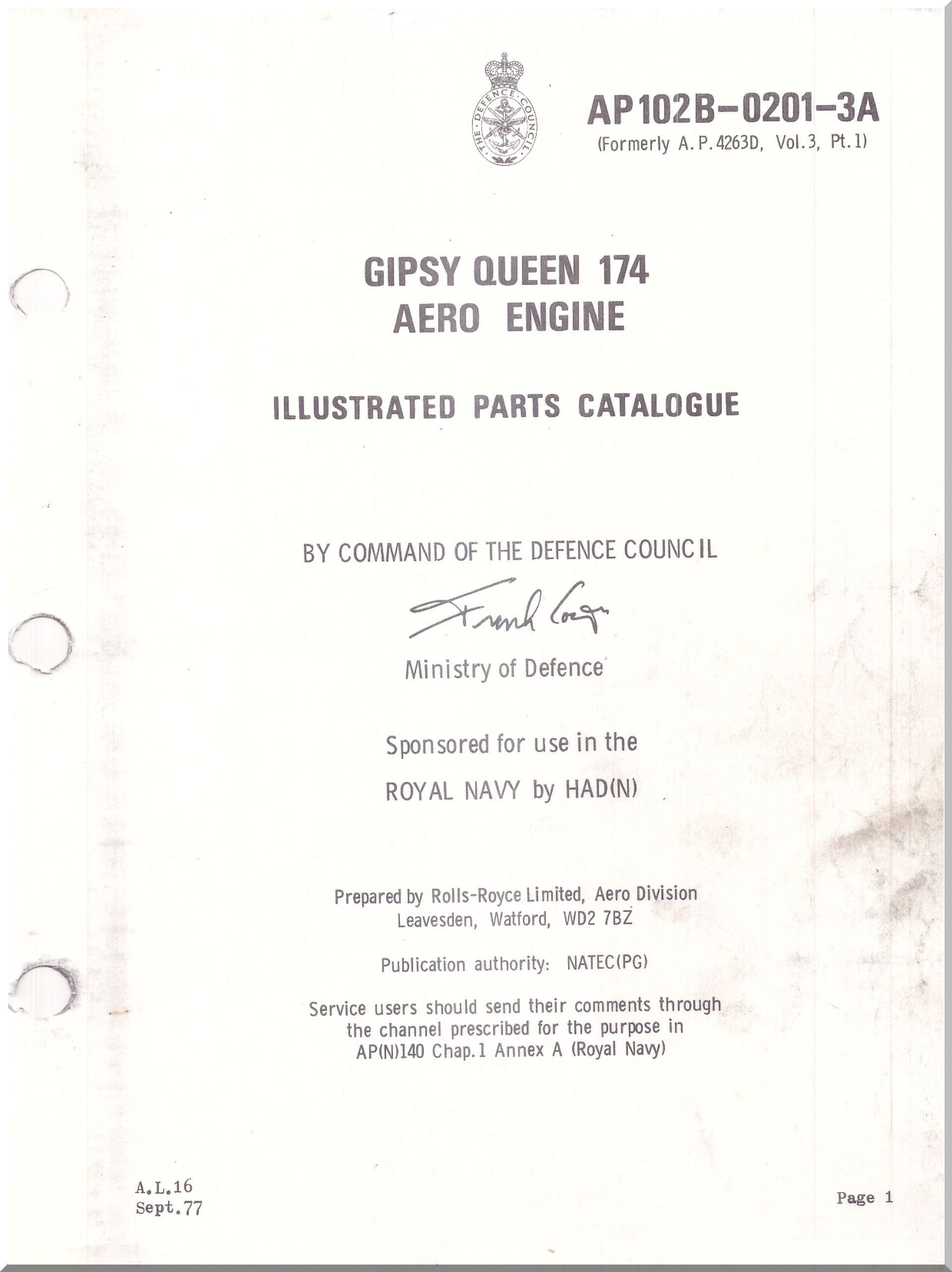 De Havilland Gipsy Queen Aircraft Engine Manuals Collection  - Download -