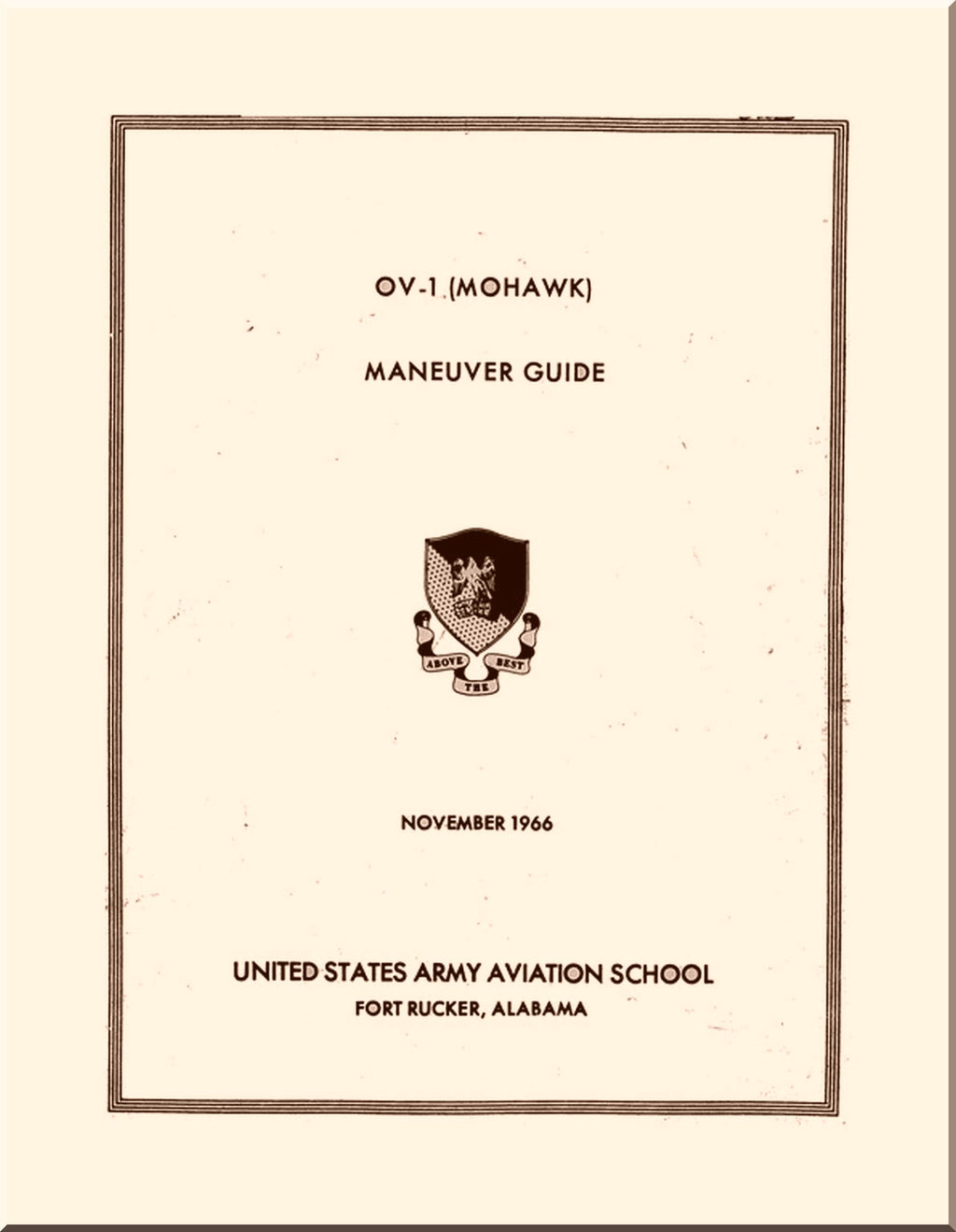 Grumman OV-1 Maneuver Guide  Manual ,   1966