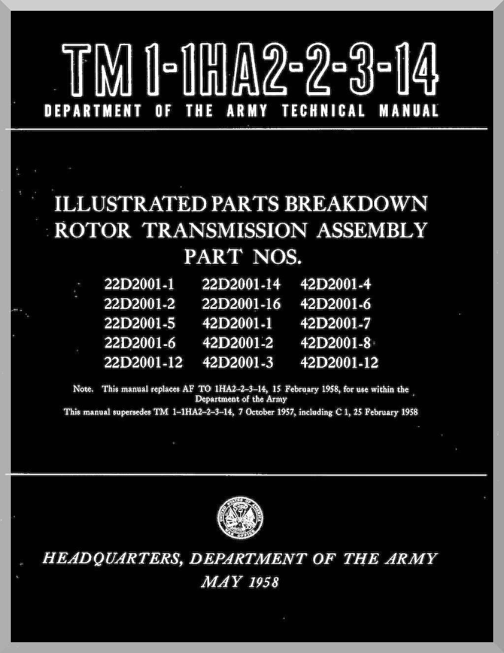Piasecki H-21 'Workhorse / Shawnee' Helicopter Manuals Bundle