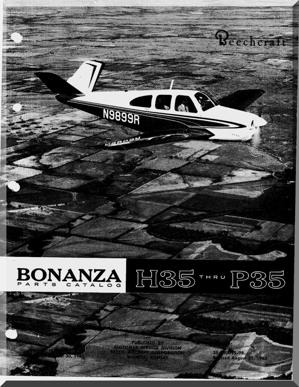 Beechcraft 33 / 35 / 36 Debonair / Bonanza / QU-22B Aircraft Manuals Collection
