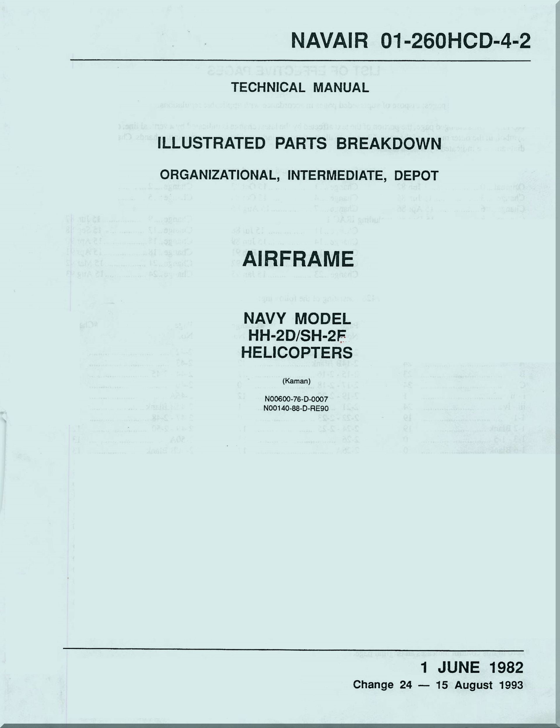 Kaman HU2K-1/ UH-2A / SH-2 Seasprite Helicopter Manuals Bundle -r Download