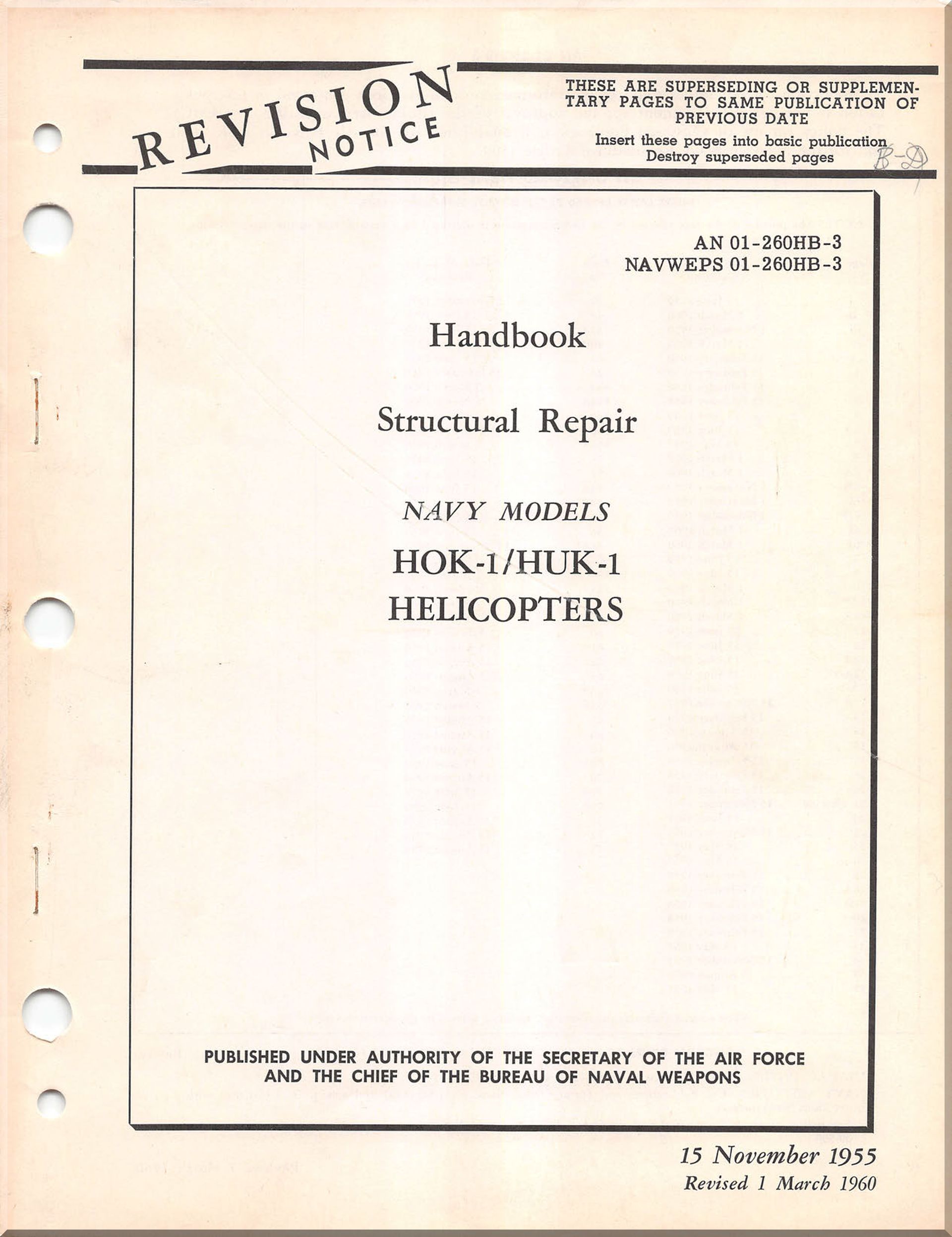 Kaman HOK-1, HUK-1, HH-43 A,B Huskie Helicopter Manuals Bundle - Download