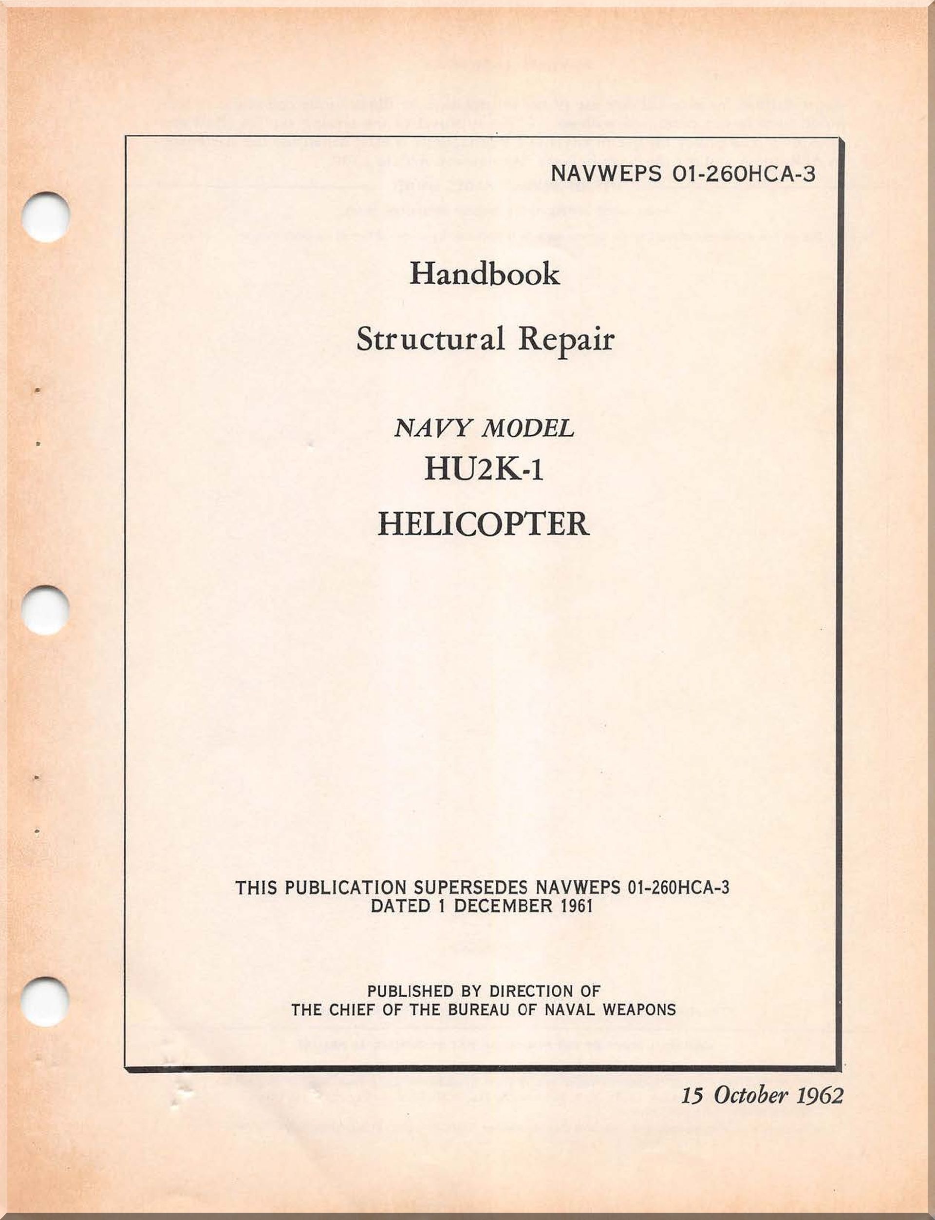 Kaman HU2K-1/ UH-2A / SH-2 Seasprite Helicopter Manuals Bundle -r Download