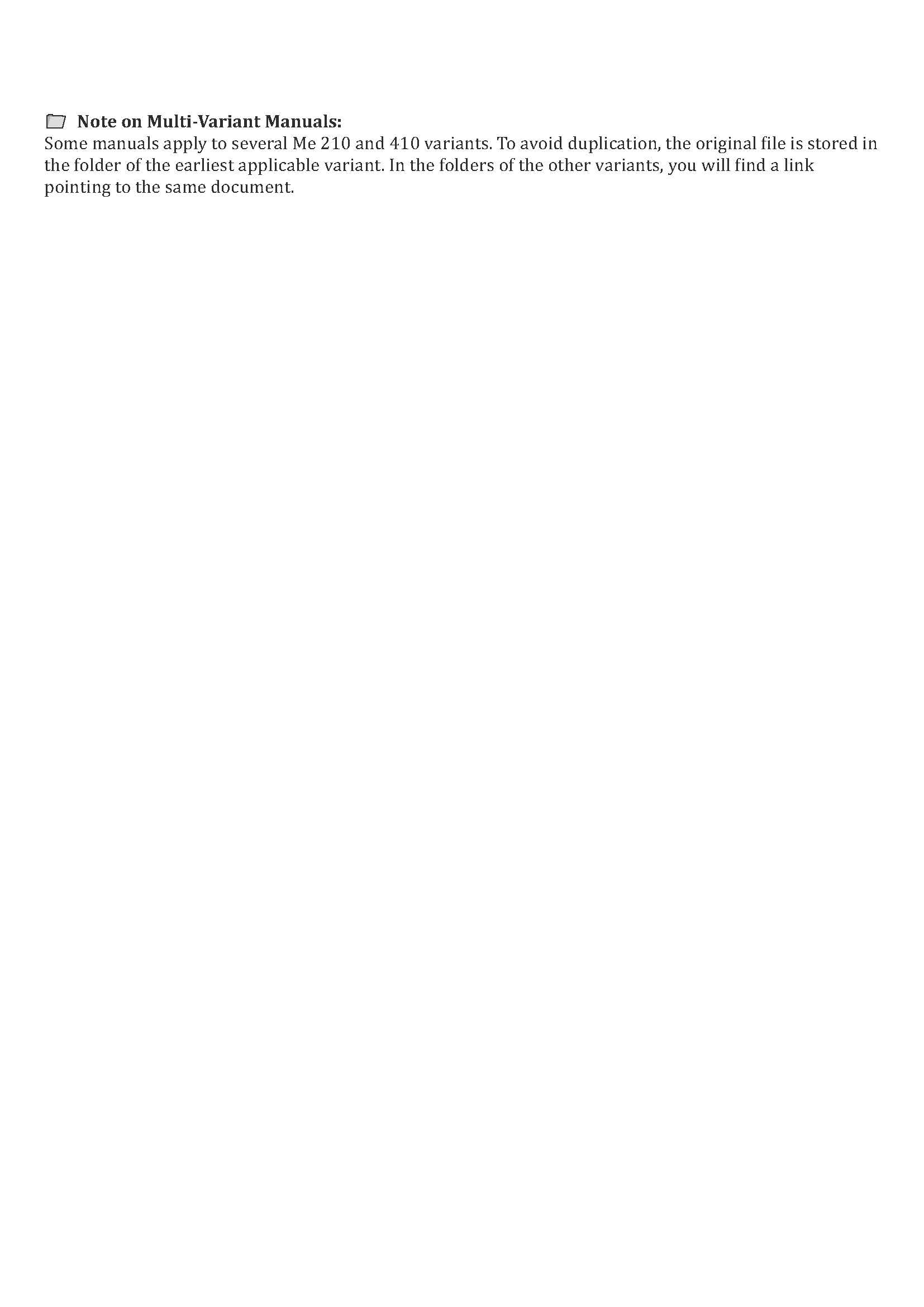 Messerschmitt Me 210 / Me 410 Aircraft Manuals Collection - Digital Download