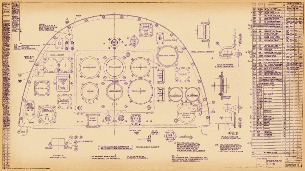 Supermarine Spitfire Mk.I Mk. II Aircraft Blueprints Engineering Drawings - Download