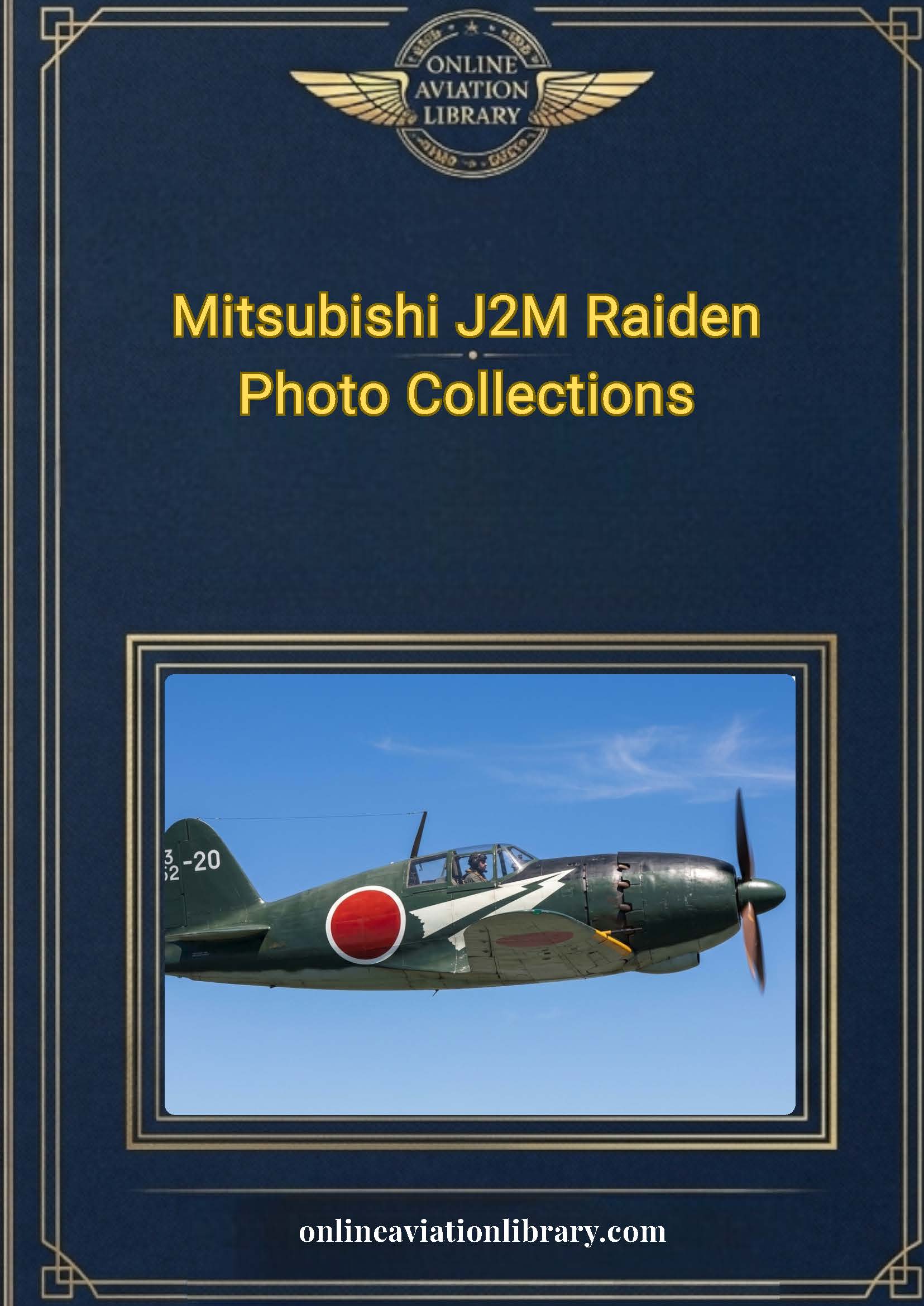 Mitsubishi J2M3 Raiden — Operating Instructions Manual