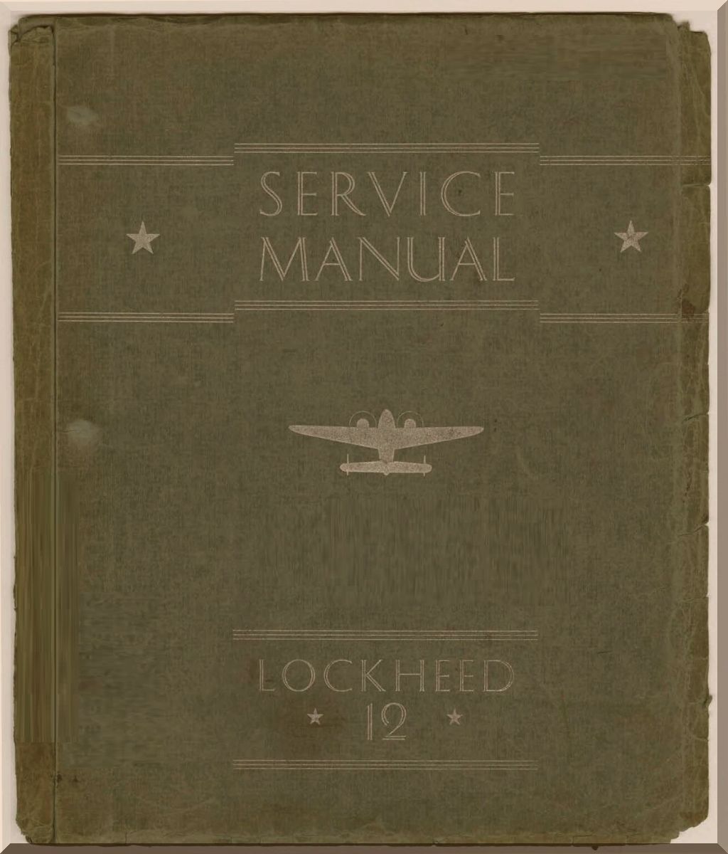 Lockheed L-10 Electra & L-12/C-40 Electra Junior Comprehensive Manuals Collection