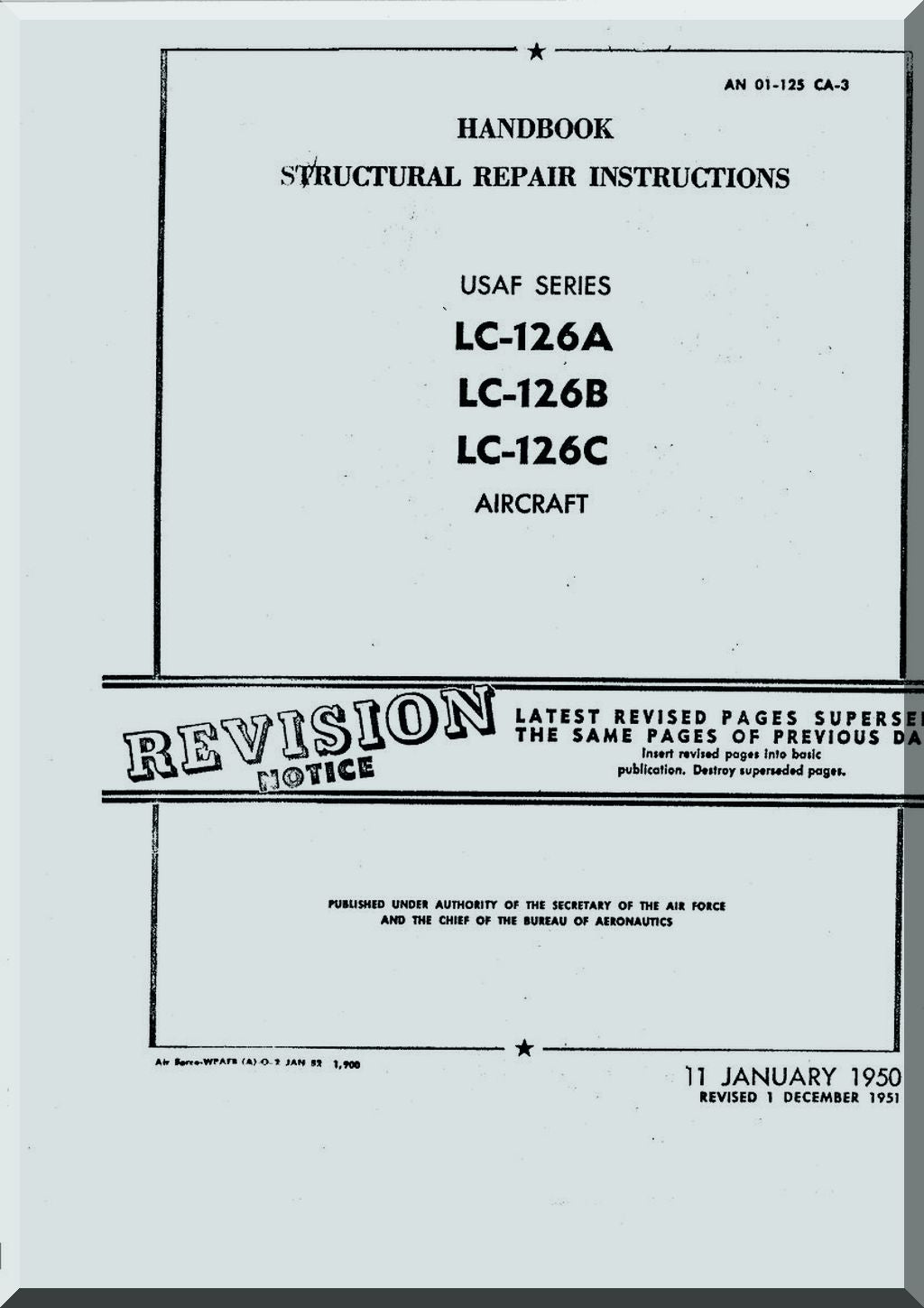 Cessna 190 / 195 / LC-126 / U-20 Aircraft Manuals Collection