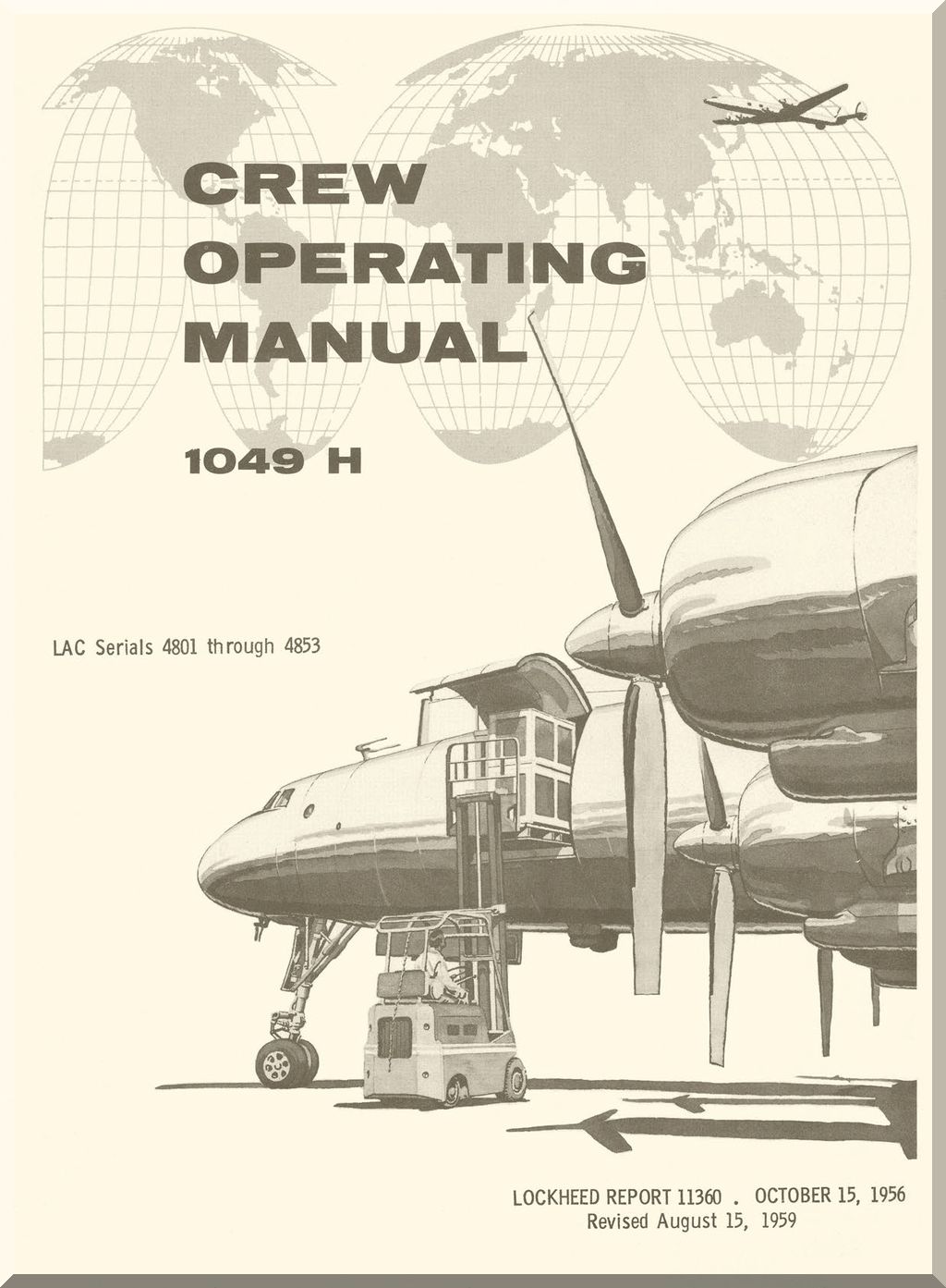 Lockheed Constellation & Super Constellation Manuals Collection - Digital Download