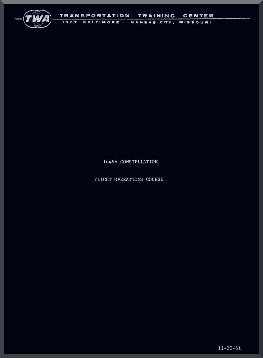 Lockheed Constellation & Super Constellation Manuals Collection - Digital Download