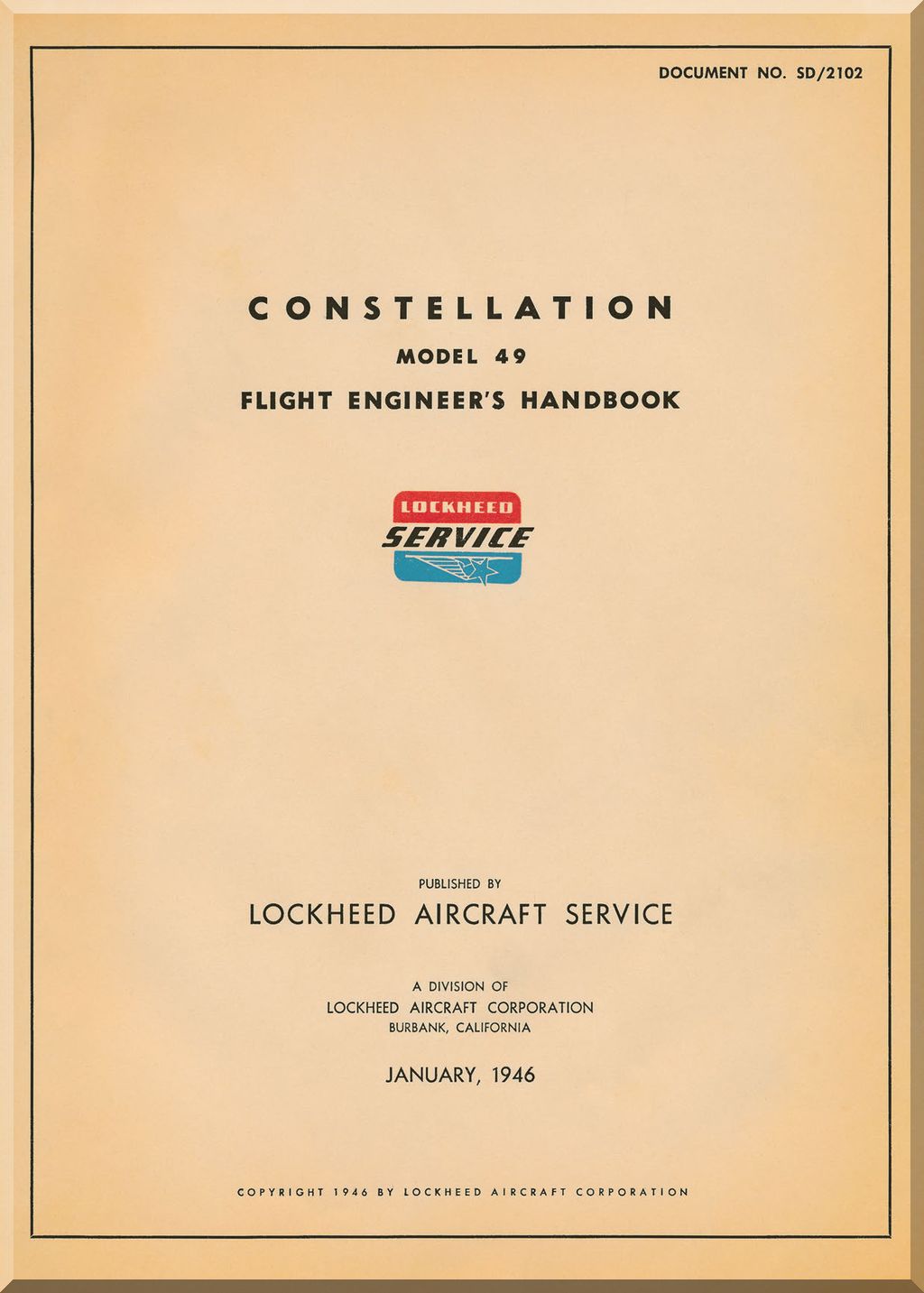 Lockheed Constellation & Super Constellation Manuals Collection - Digital Download