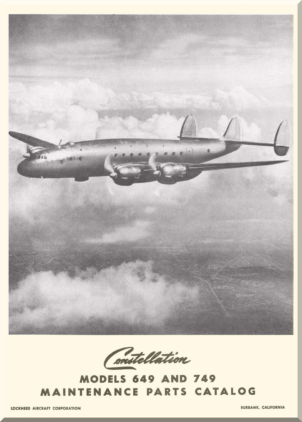 Lockheed Constellation & Super Constellation Manuals Collection - Digital Download