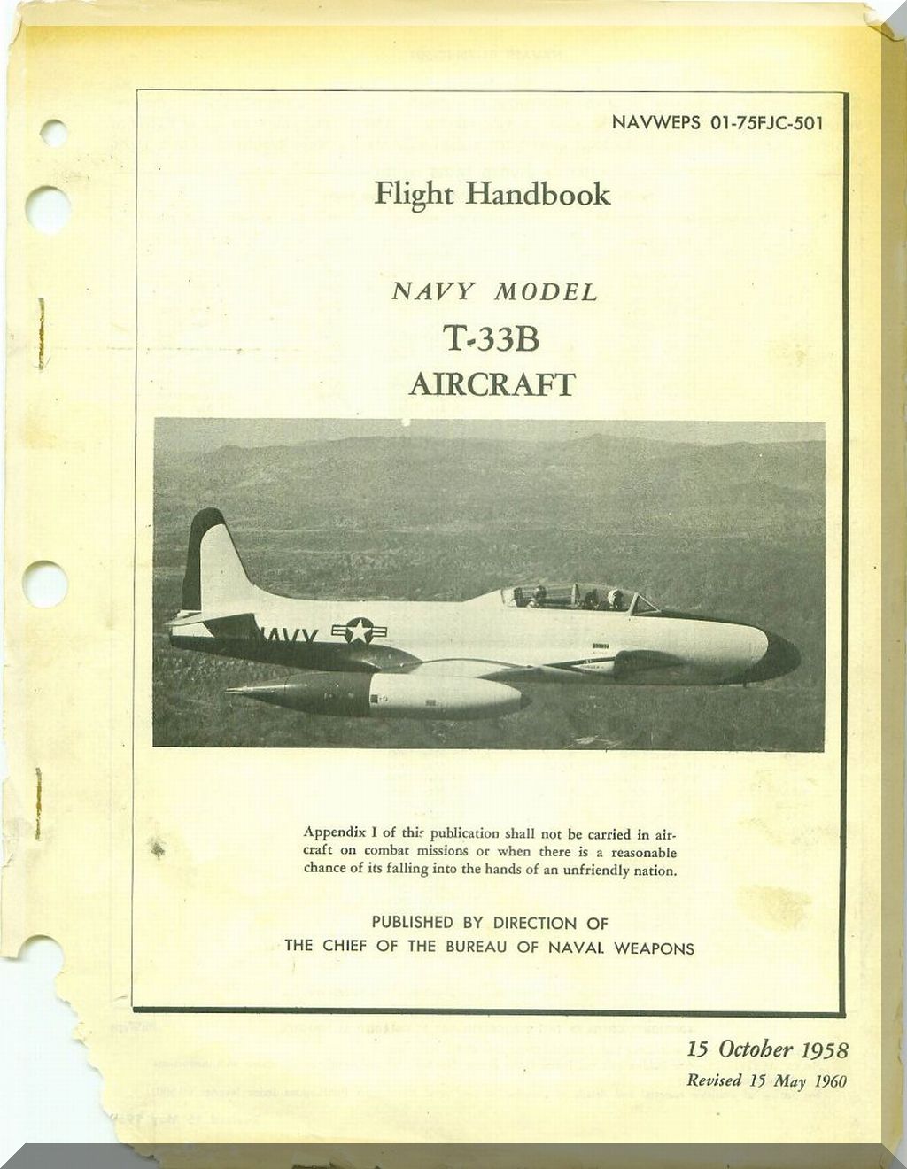 Lockheed T-33 Shooting Star Aircraft Manuals Collection - Digital Download