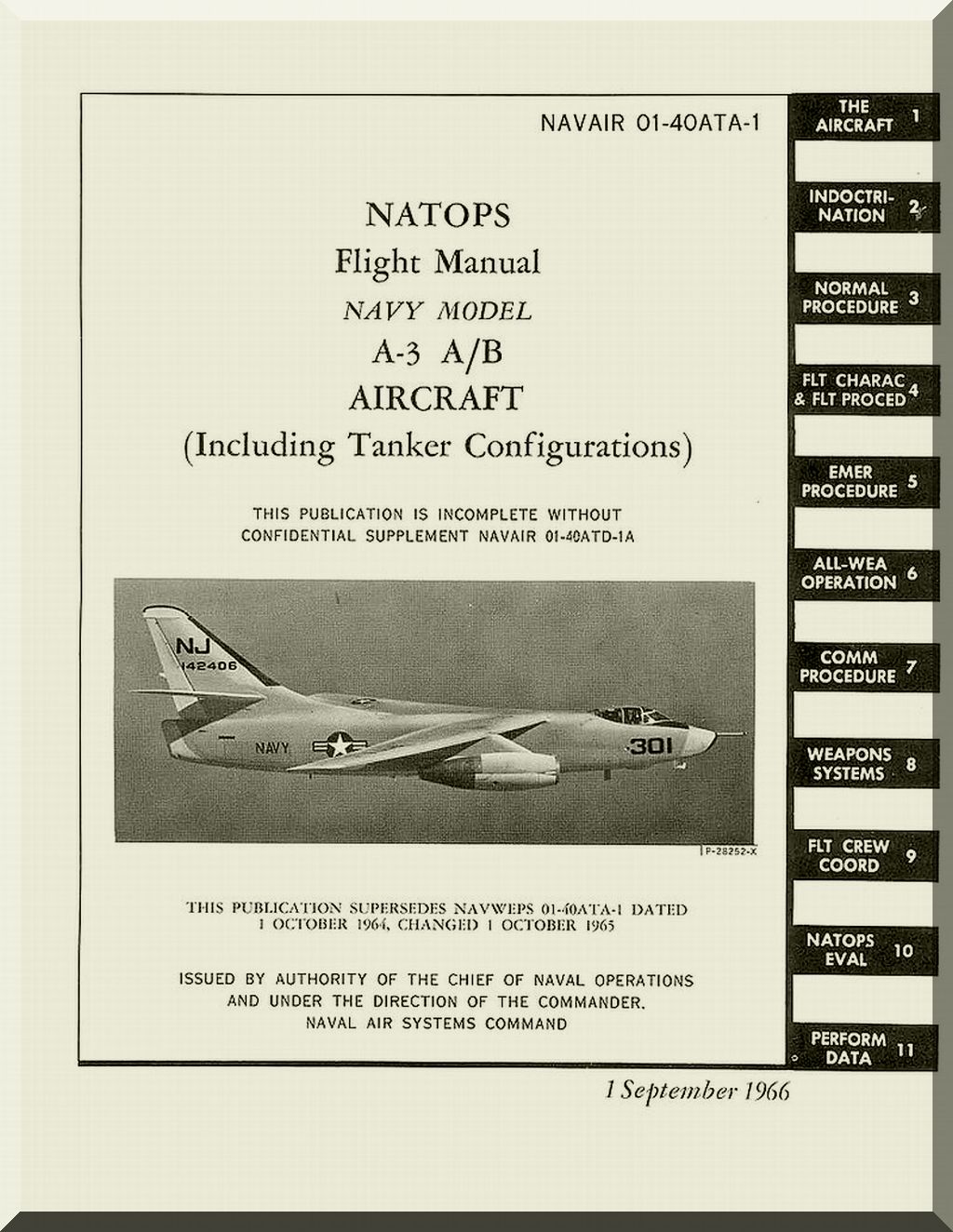 Douglas A-3 Skywarrior Aircraft Manuals Collection