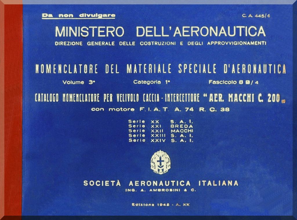 Macchi C.200 Saetta — Maintenance & Technical Manuals · WWII Italian Fighter Documentation · Digital Download