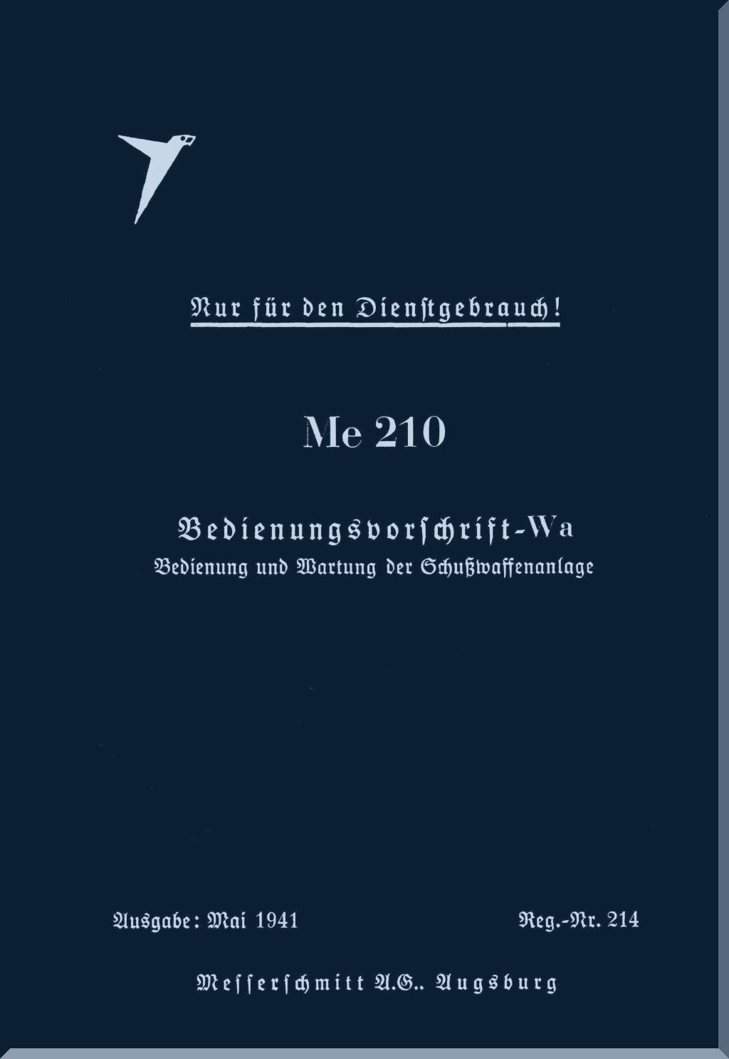 Messerschmitt Me 210 / Me 410 Aircraft Manuals Collection - Digital Download