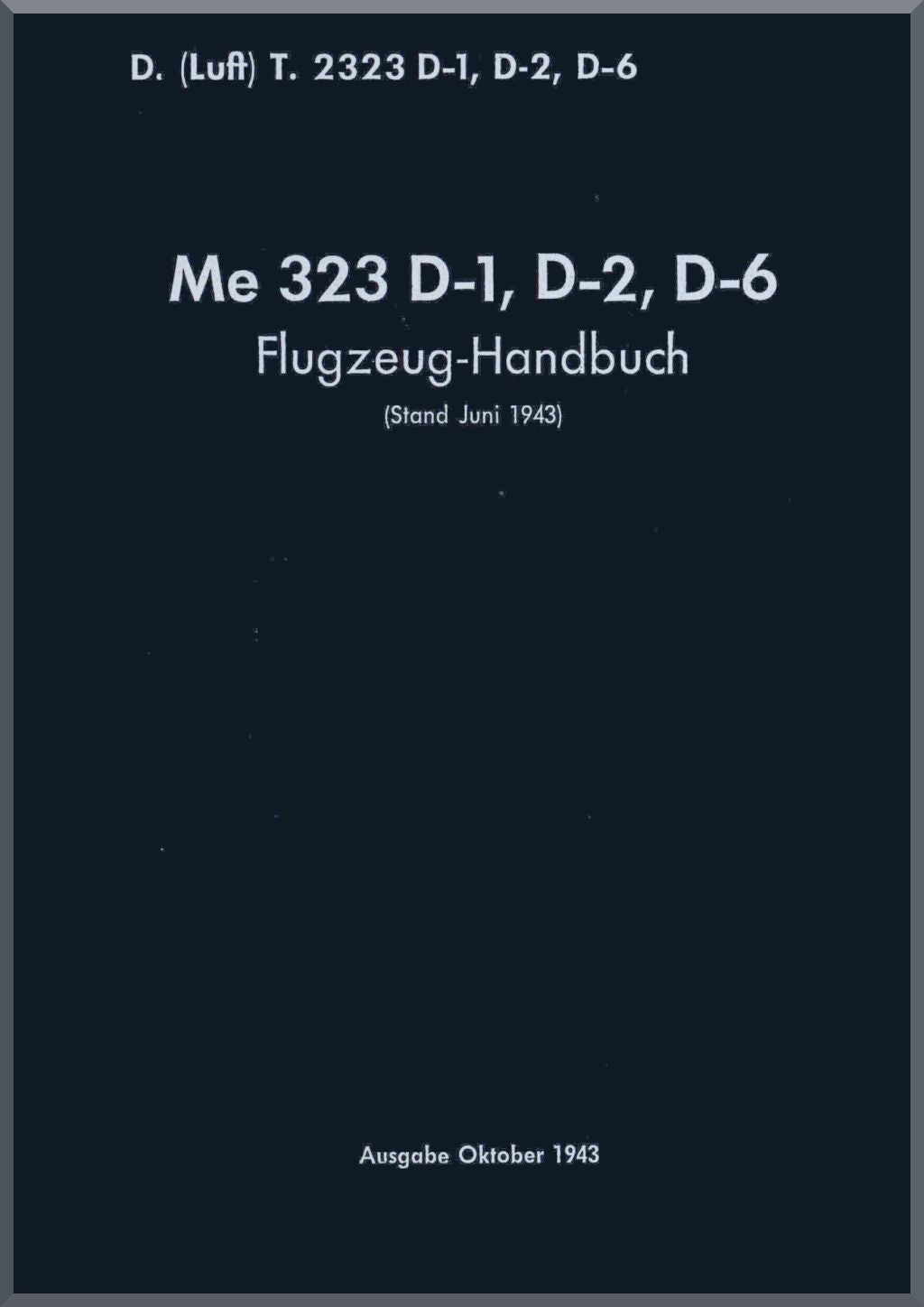 Messerschmitt Me-323 Gigant Aircraft Manuals Collection - Digital Download