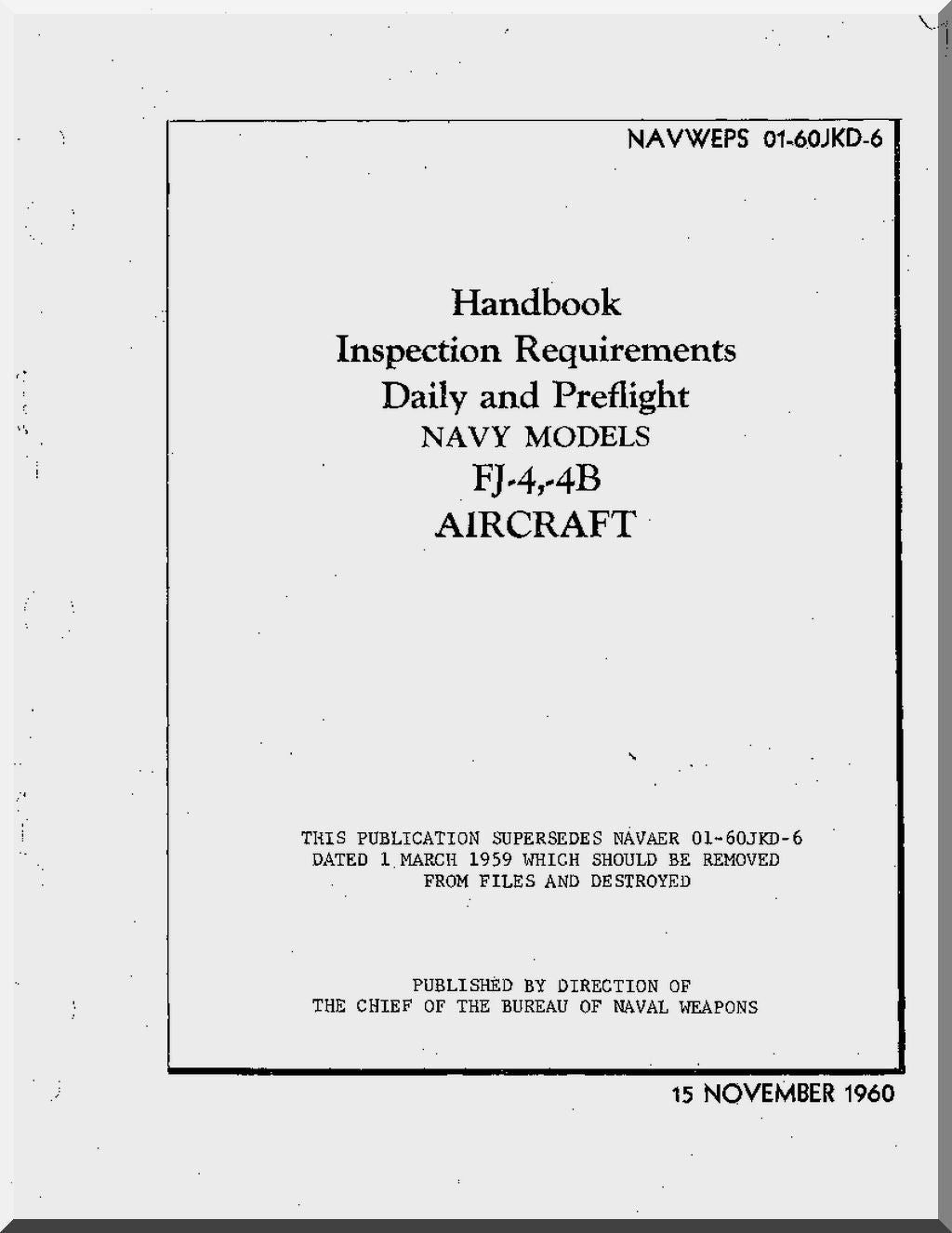 North American FJ Fury - Comprehensive Aircraft Manuals Collection
