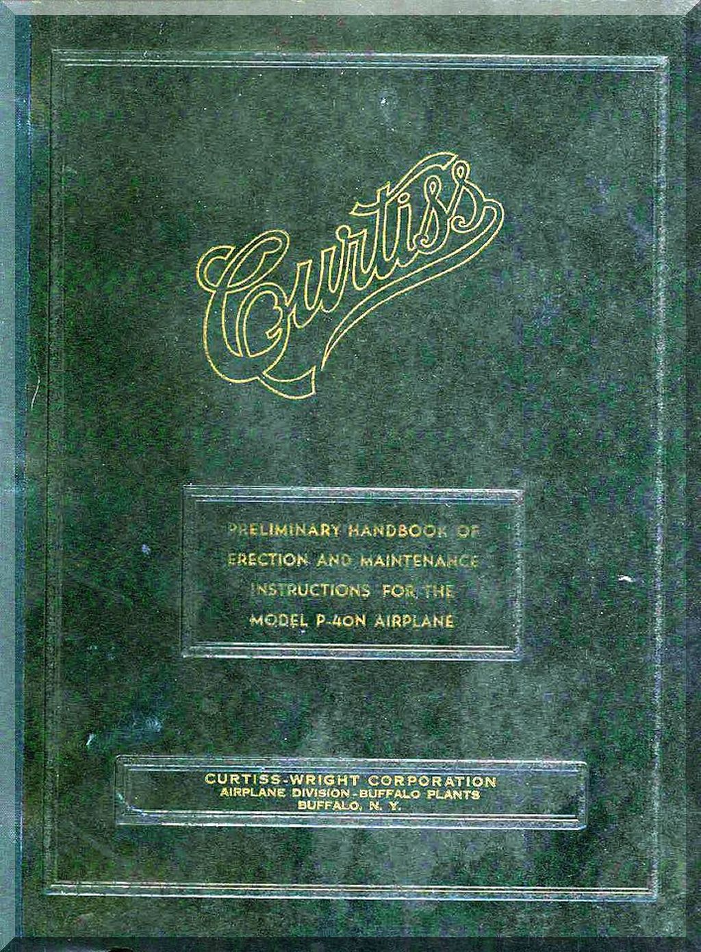 Curtiss P-40 Tomahawk / Kittyhawk Aircraft Manuals Bundle - Download