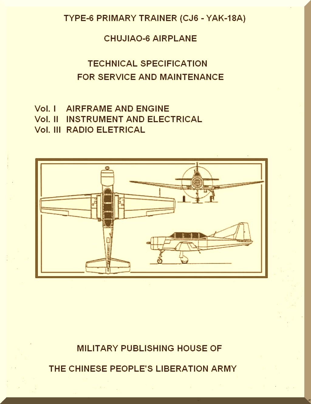 Yakovlev Yak-18A / PT6 / CJ6 Aircraft Manuals Collection