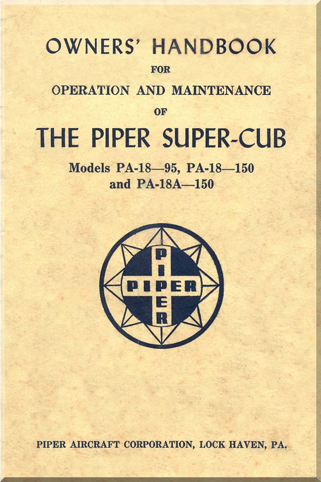 Piper L-4 / L-21 / PA-18 Super Cub Aircraft Manuals Collection