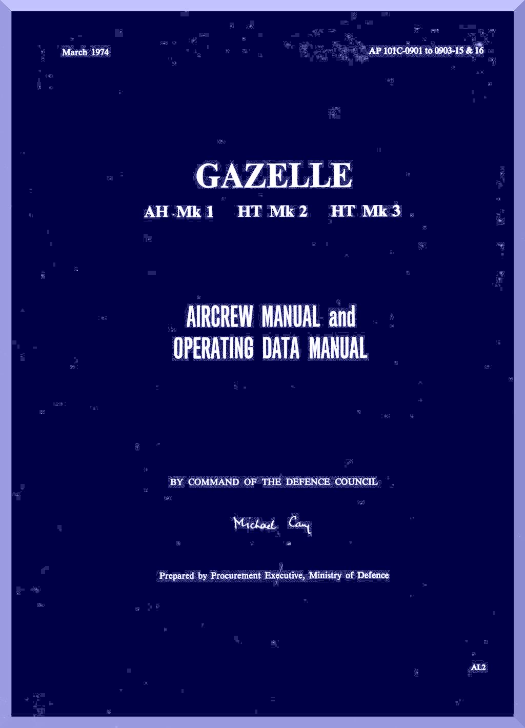 Aerospatiale / Sud Aviation / Westland / " Gazelle " Helicopter Manuals Bundle - Download