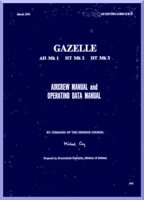 Aerospatiale / Sud Aviation / Westland / " Gazelle " Helicopter Manuals Bundle - Download