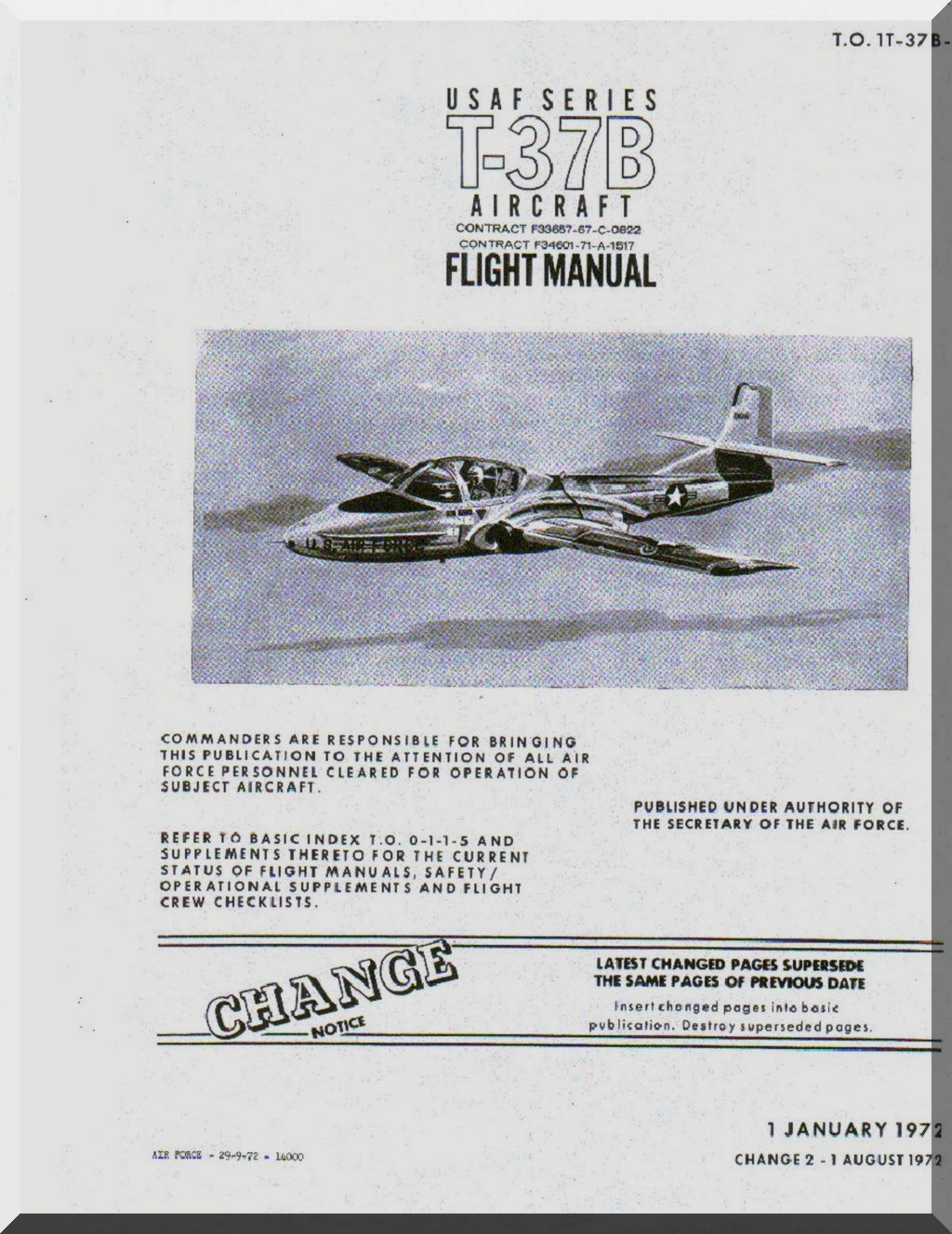 Cessna T-37 Tweet / A-37 Dragonfly Aircraft Manuals Collection