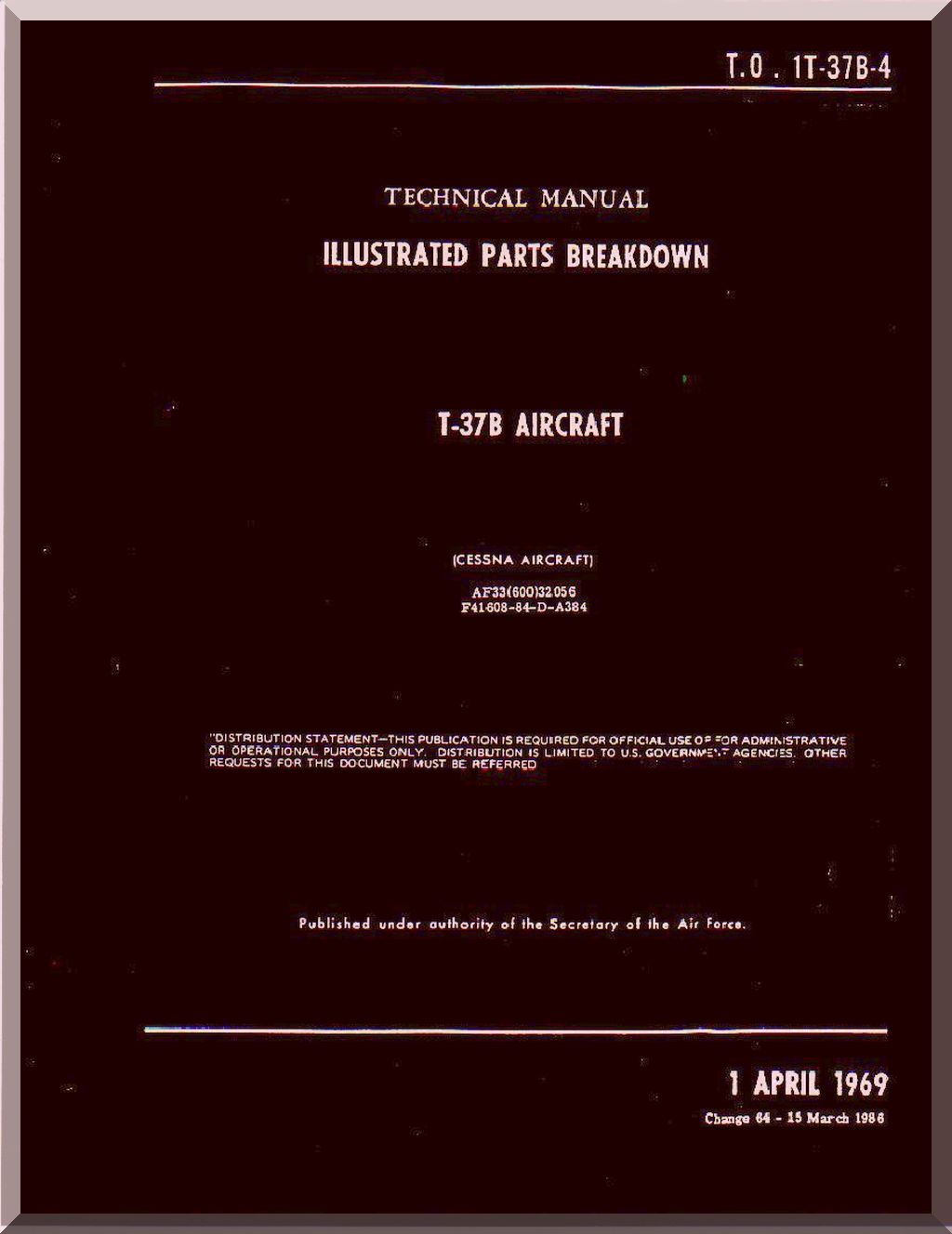 Cessna T-37 Tweet / A-37 Dragonfly Aircraft Manuals Collection