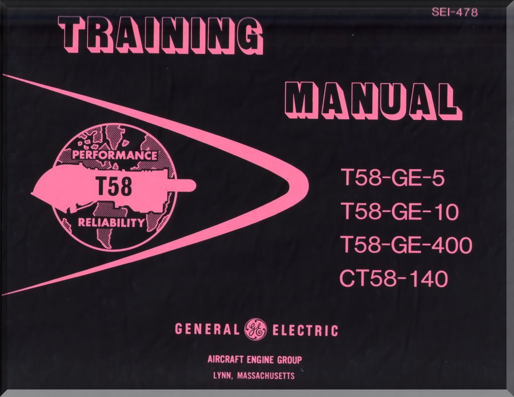 GE Aviation T58 / CT58 Turboshaft Engine Manuals Collection - Digital Download