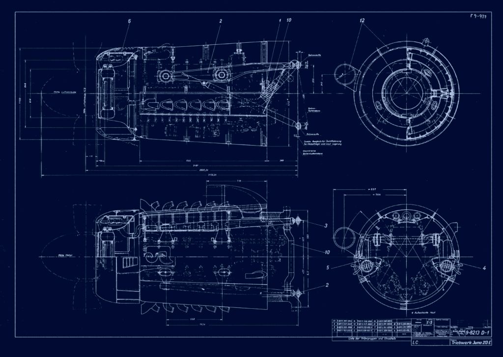 Foke-Wulf Ta-152  Blueprints  Engineering Drawings Collection - Downloads