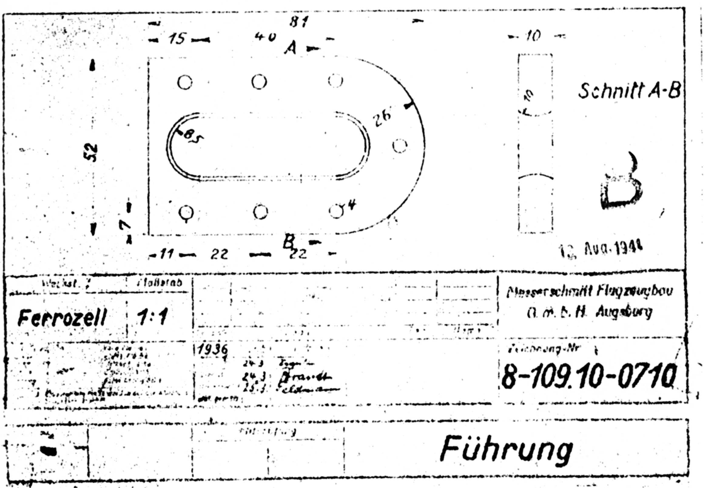 Messerschmitt Bf 109G/K — Original Engineering Blueprints · Factory Drawings Archive · Digital Download