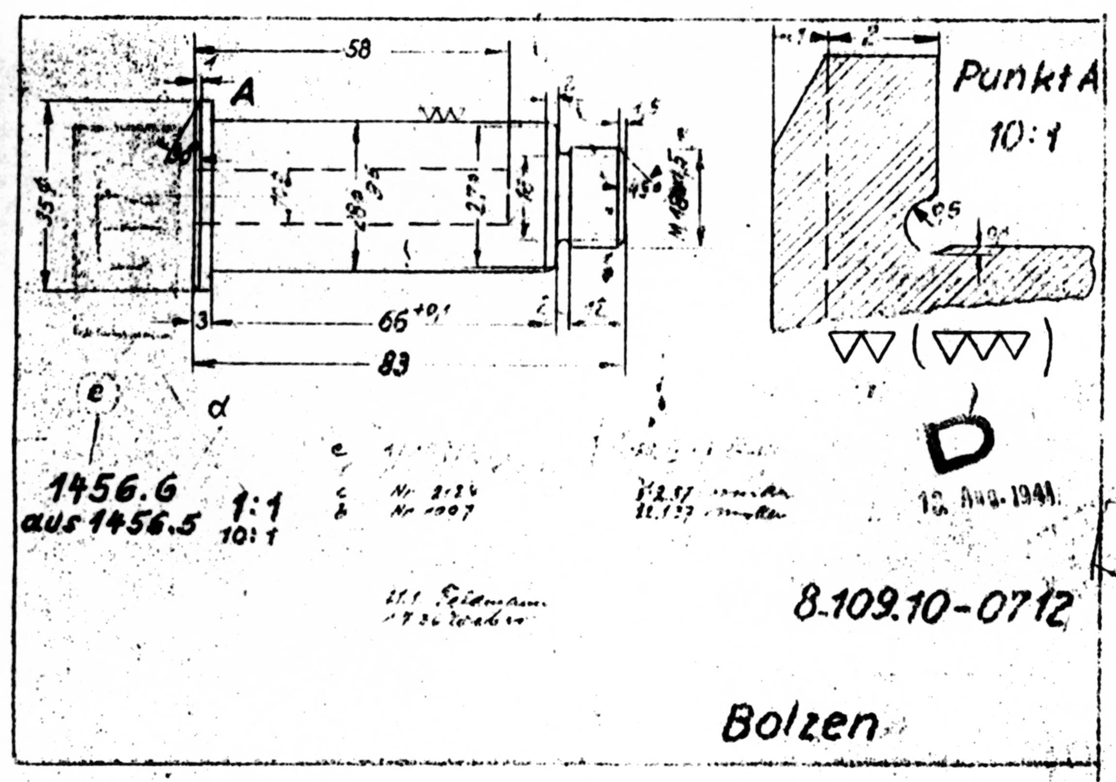 Messerschmitt Bf 109G/K — Original Engineering Blueprints · Factory Drawings Archive · Digital Download