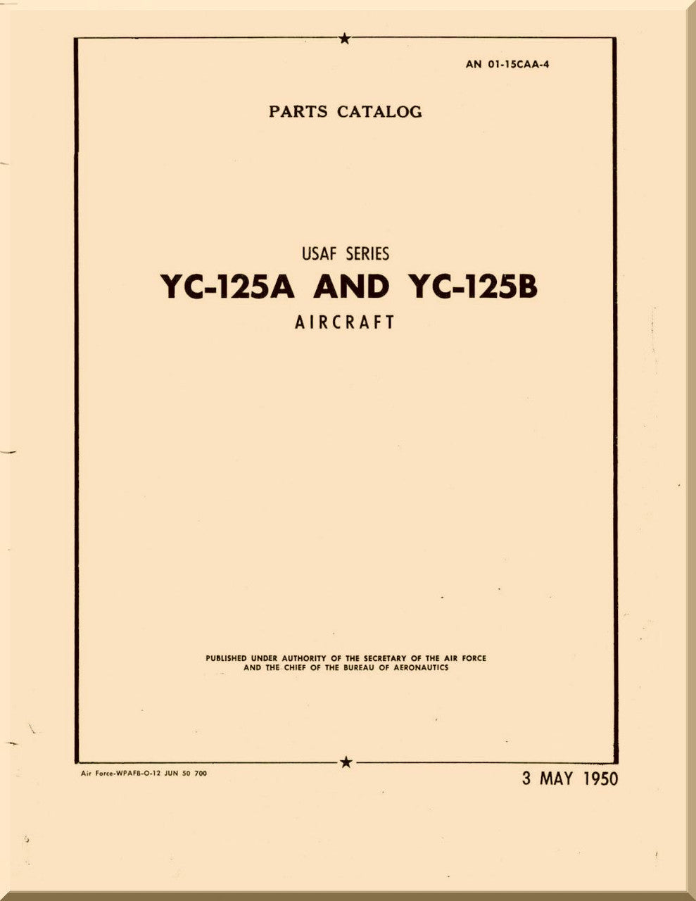 Northrop YC-125 Raider Manuals Collection - Digital Download