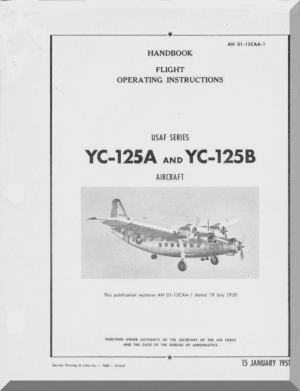 Northrop YC-125 Raider Manuals Collection - Digital Download