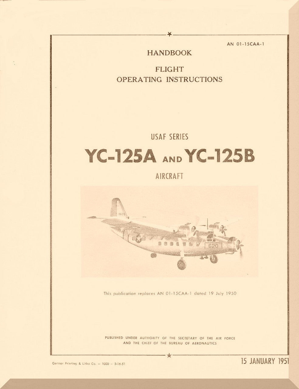 Northrop YC-125 Raider Manuals Collection - Digital Download