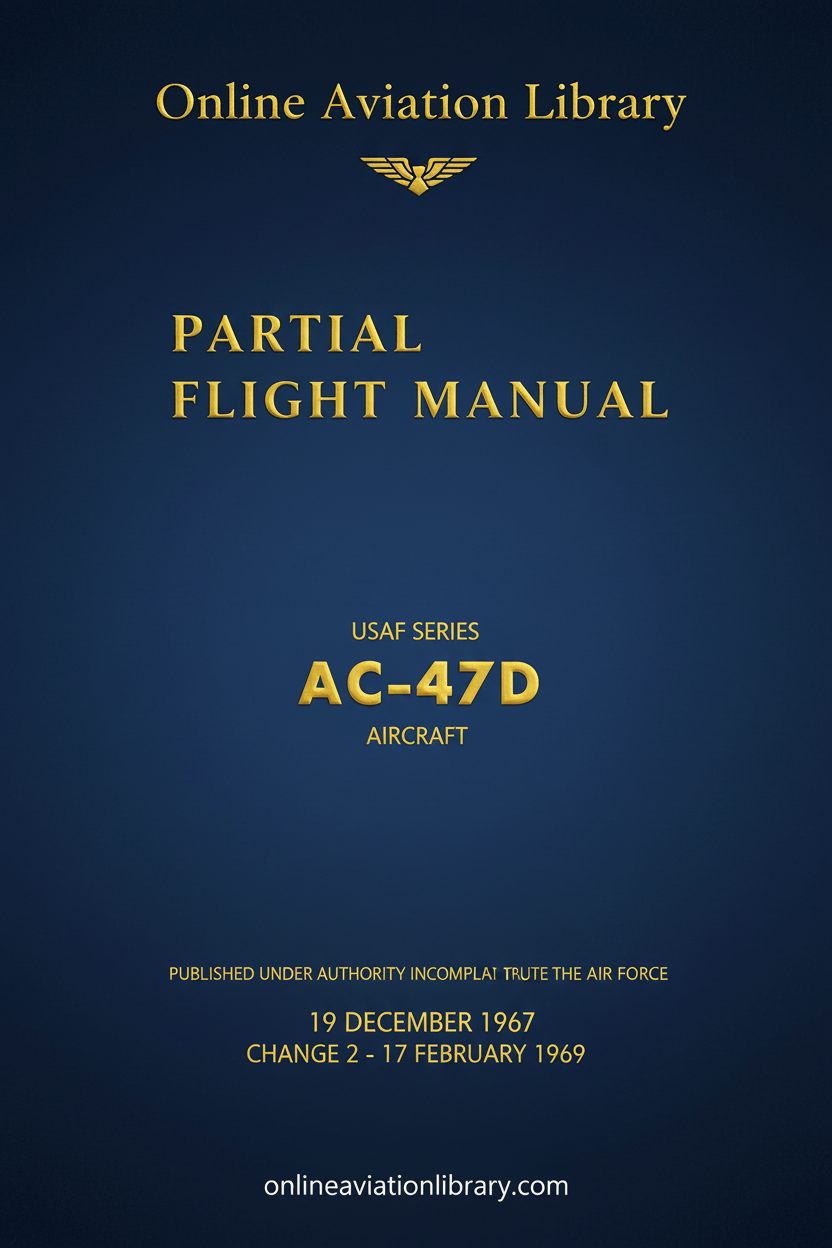 AC-47D Manual Cover Page
