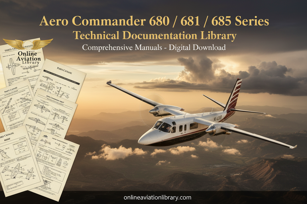 Aero Commander 680, 681, 685 Technical Documentation - LB4 Banner 2