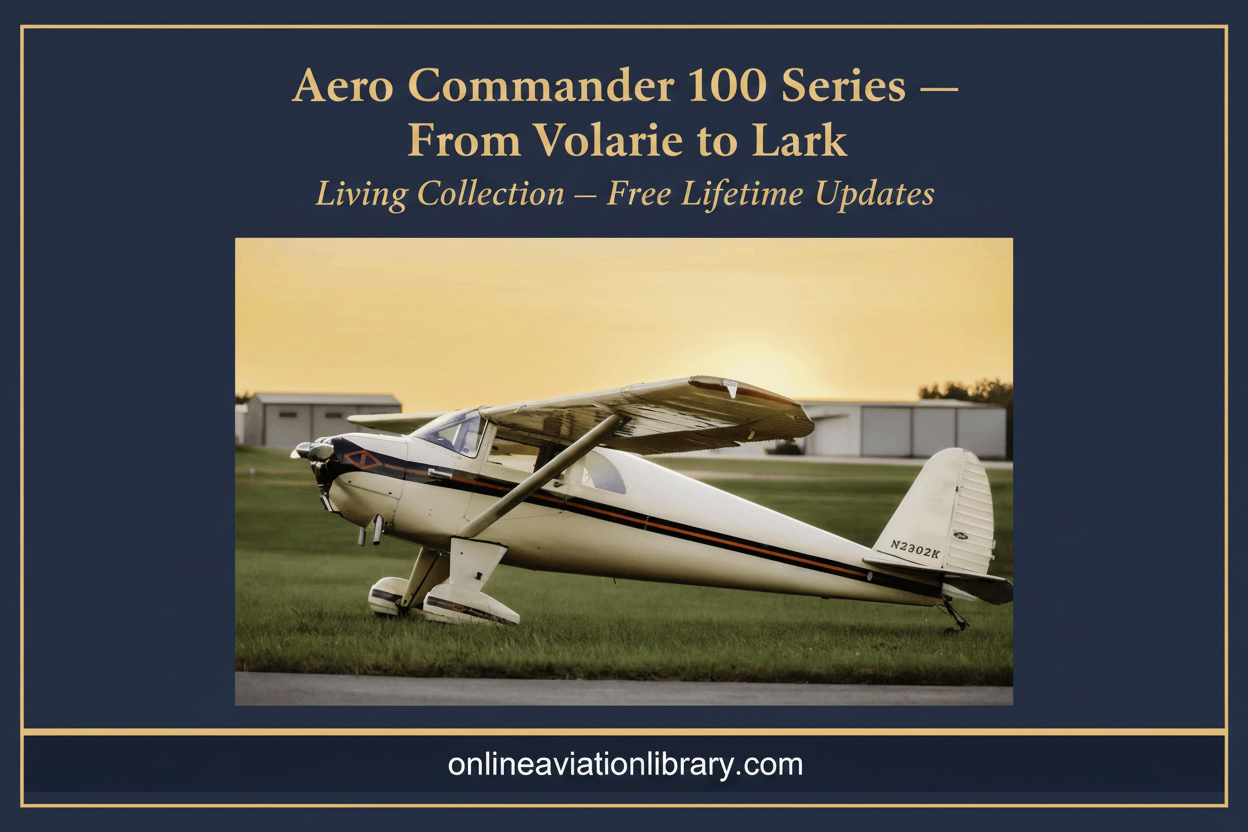 Aero Commander Heritage Sunset Banner