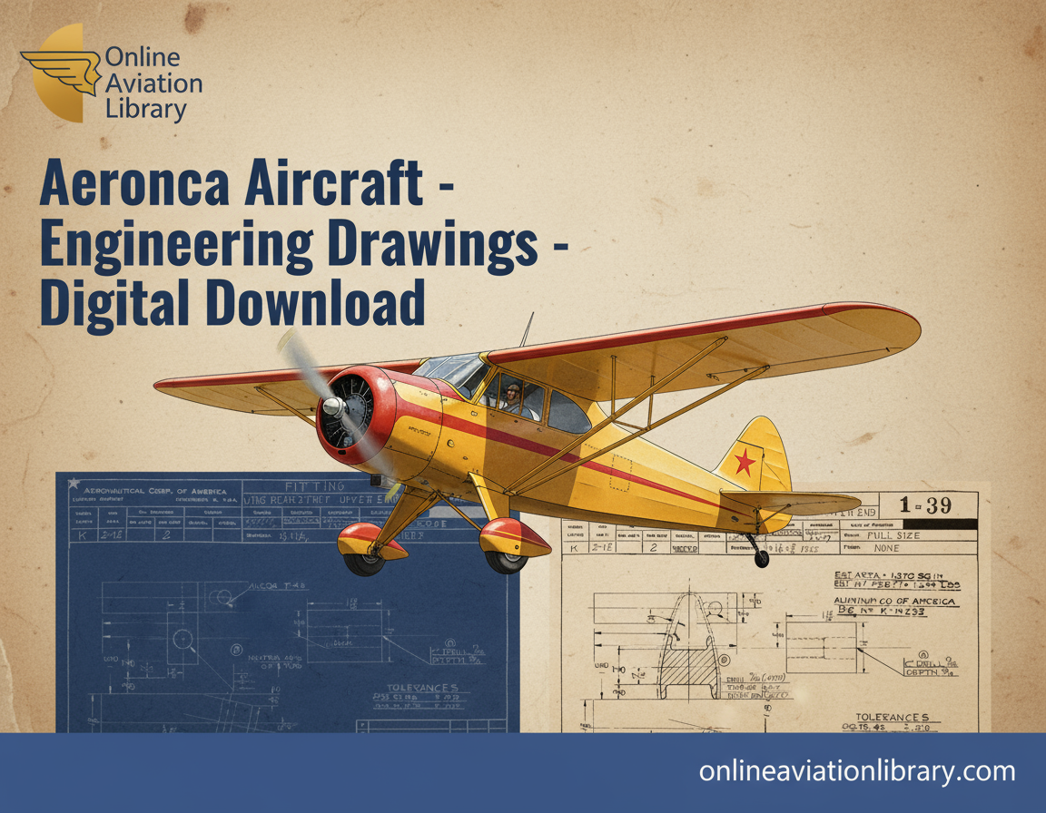 Aeronca Aircraft Engineering Drawings Banner
