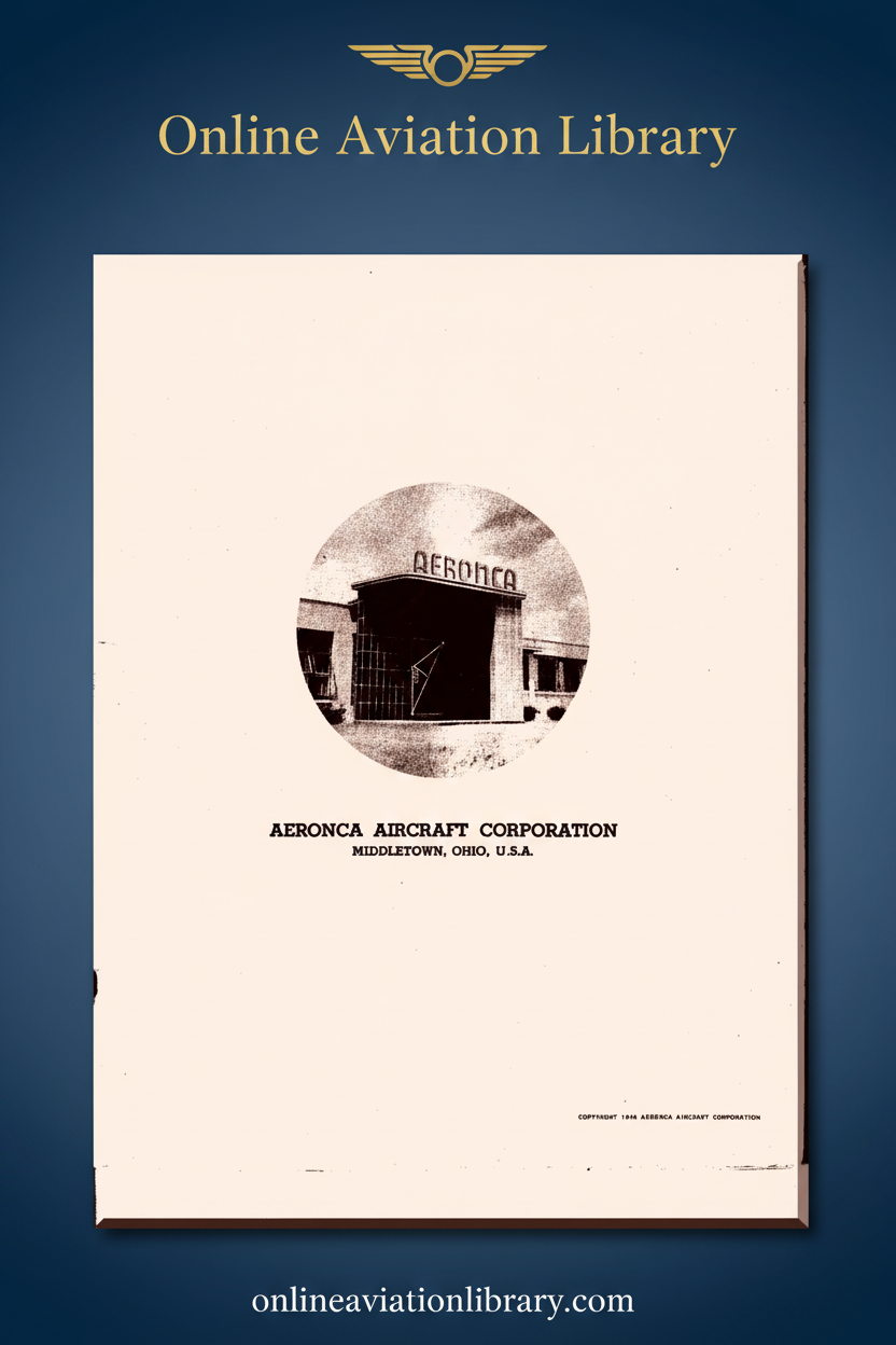 Aeronca Standard Cover Page 2